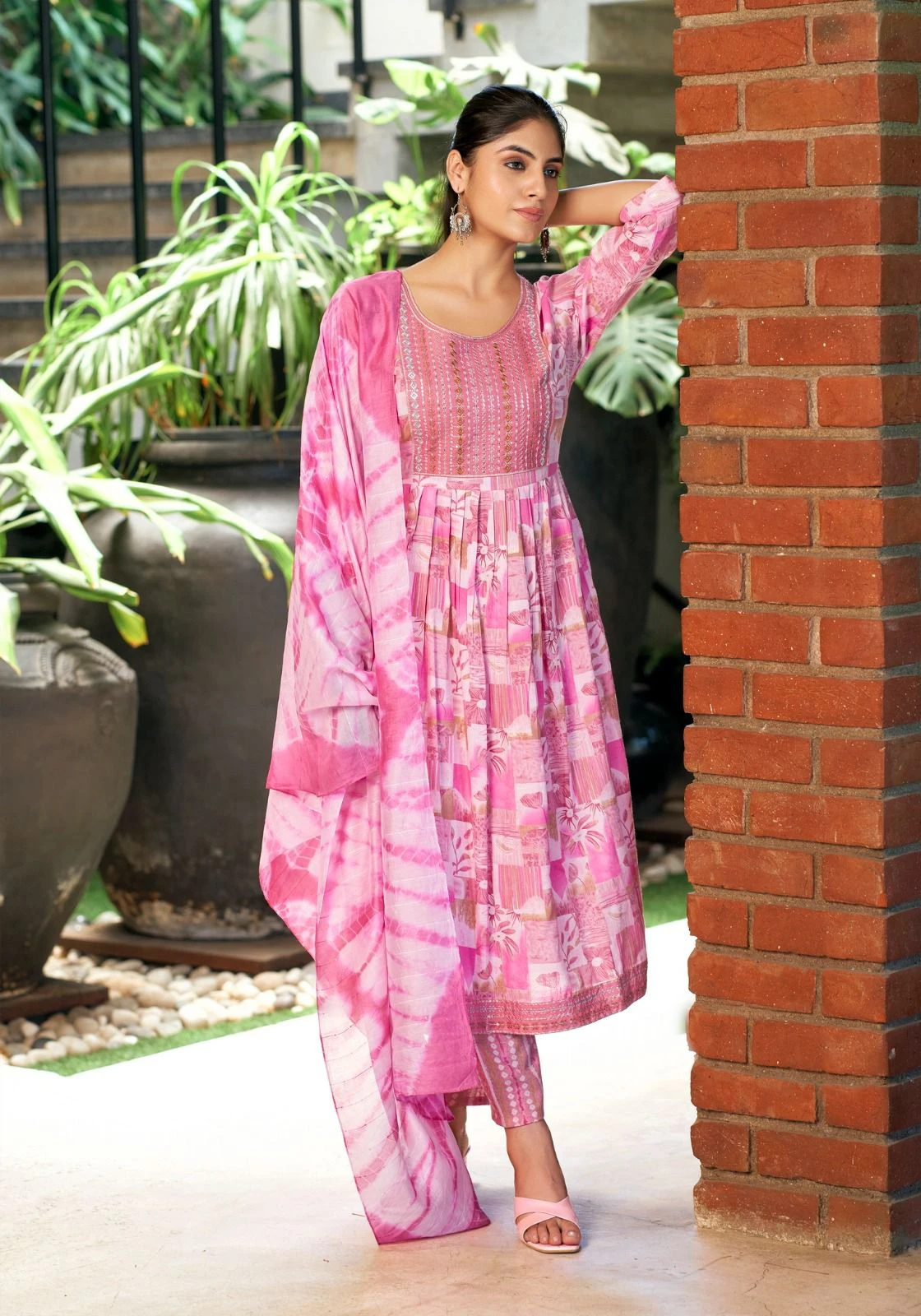 Mystic 9 Sara Vol 8 Rayon Capsule Foil Print Wholesale Readymade Salwar Suit Catalog — Wholesale Readymade Suit, MPA wholesale from Surat - Gallery Image 4